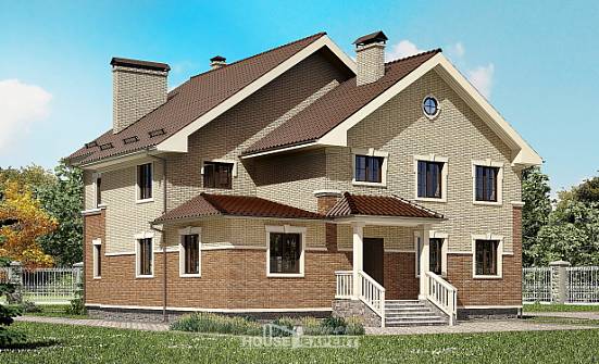 300-004-Л Проект двухэтажного дома, красивый загородный дом из арболита Ртищево | Проекты домов от House Expert