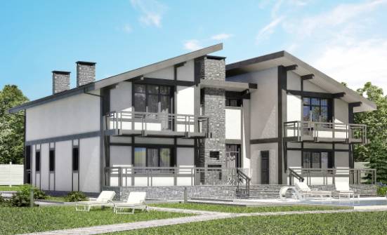 280-002-П Проект двухэтажного дома с мансардой, бюджетный домик из кирпича Ртищево | Проекты домов от House Expert