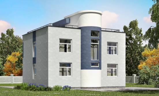 180-005-П Проект двухэтажного дома, просторный загородный дом из газобетона Саратов | Проекты домов от House Expert