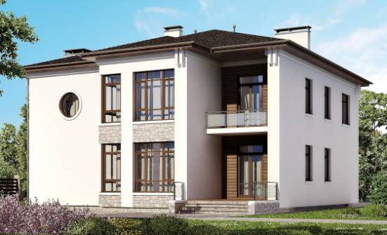 300-005-П Проект двухэтажного дома, уютный домик из кирпича Вольск | Проекты домов от House Expert