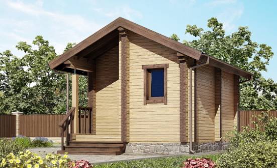 020-002-П Проект бани из дерева Вольск | Проекты одноэтажных домов от House Expert