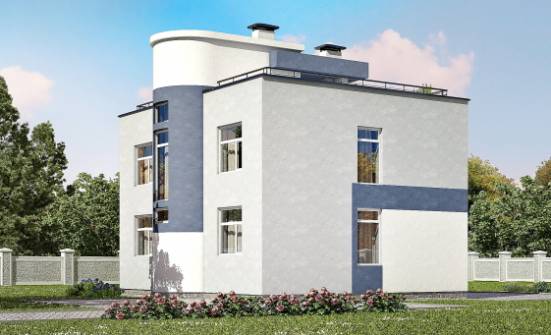 180-005-П Проект двухэтажного дома, просторный загородный дом из газобетона Саратов | Проекты домов от House Expert