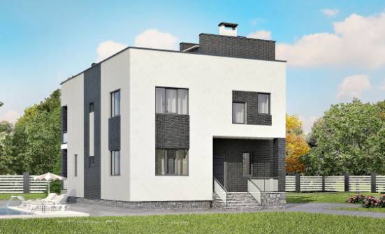 225-001-П Проект двухэтажного дома, просторный загородный дом из арболита Ершов | Проекты домов от House Expert