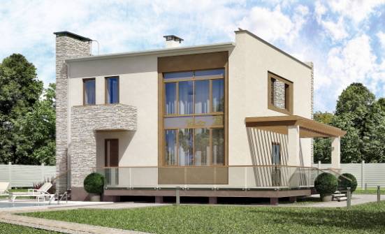 185-001-П Проект двухэтажного дома, классический дом из твинблока Маркс | Проекты домов от House Expert