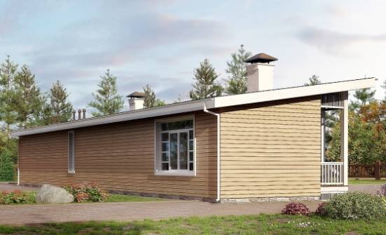 110-004-Л Проект бани из кирпича Вольск | Проекты одноэтажных домов от House Expert