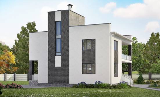 225-001-П Проект двухэтажного дома, просторный загородный дом из арболита Ершов | Проекты домов от House Expert