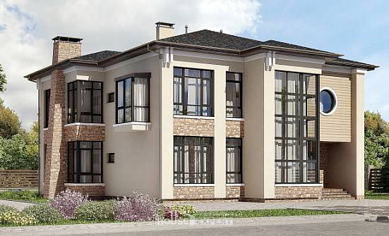 300-005-Л Проект двухэтажного дома, просторный дом из кирпича Вольск | Проекты домов от House Expert