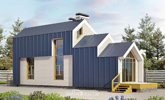060-006-П Проект двухэтажного дома с мансардой, миниатюрный дом из пеноблока Саратов | Проекты домов от House Expert
