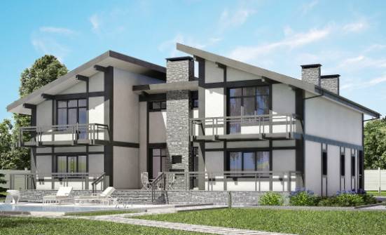 280-002-П Проект двухэтажного дома с мансардой, бюджетный домик из кирпича Ртищево | Проекты домов от House Expert