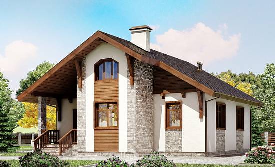 080-002-Л Проект одноэтажного дома, махонький дом из арболита Саратов | Проекты домов от House Expert