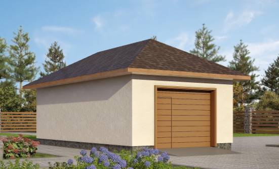 040-001-П Проект гаража из поризованных блоков Энгельс | Проекты домов от House Expert