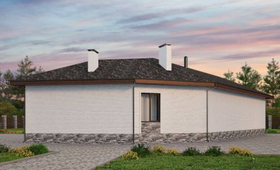 145-001-Л Проект бани из теплоблока Балашов | Проекты одноэтажных домов от House Expert