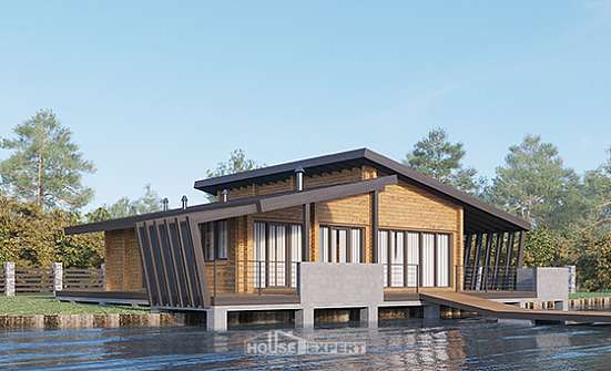 100-007-П Проект бани из дерева Энгельс | Проекты одноэтажных домов от House Expert