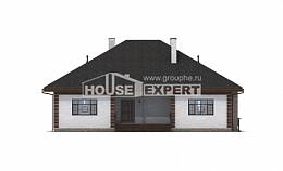 135-003-П Проект одноэтажного дома, компактный домик из керамзитобетонных блоков Энгельс, House Expert