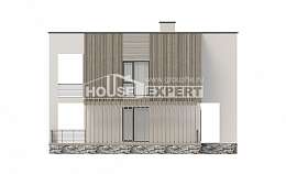 150-017-П Проект двухэтажного дома, компактный дом из теплоблока Энгельс, House Expert