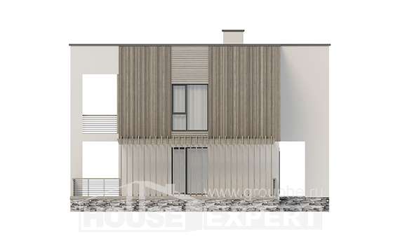 150-017-П Проект двухэтажного дома, компактный дом из теплоблока Энгельс, House Expert
