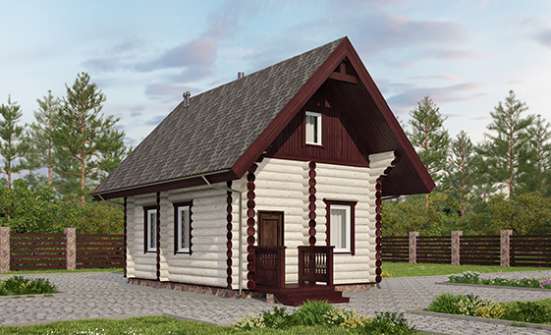 035-001-Л Проект бани из дерева Саратов | Проекты одноэтажных домов от House Expert