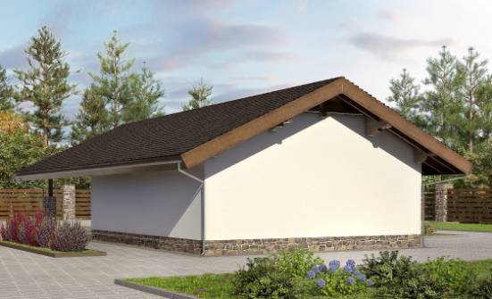 060-005-Л Проект гаража из кирпича Саратов | Проекты домов от House Expert