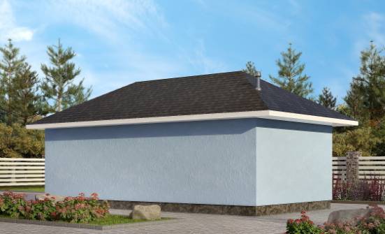 040-001-Л Проект гаража из арболита Маркс | Проекты домов от House Expert