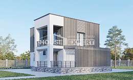 150-017-П Проект двухэтажного дома, классический дом из теплоблока, Ртищево