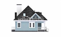 110-001-Л Проект двухэтажного дома с мансардой, доступный дом из теплоблока Балаково, House Expert
