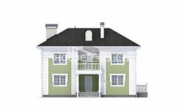 155-005-П Проект двухэтажного дома, уютный дом из твинблока Саратов, House Expert