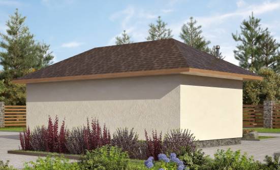 040-001-П Проект гаража из керамзитобетонных блоков Ртищево | Проекты домов от House Expert
